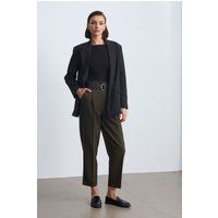 Maßgeschneiderte gerade Crepe-Hose