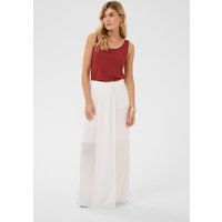 Elegante Weitbeinhose mit hohem Bund