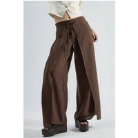 Weite Wickelhose mit Kordelzug