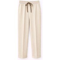 Zigarettenhose mit Leoparden-Tunnelzug