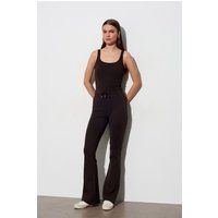 Ausgestellte Jerseyhose mit Kordelzug