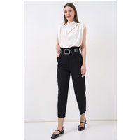 Elegante Anzughose mit hohem Bund