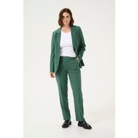 Klassische High-Waist-Hose mit geradem Bein