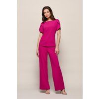 Elegante Hose mit geradem Bein und Bügelfalte