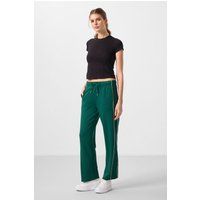 Weite Palazzo-Hose aus Crepe
