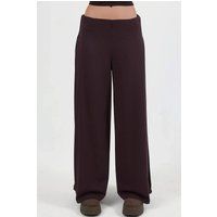 Fließende Modal-Hose mit weitem Bein