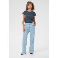 Weit geschnittene Jeans mit geradem Bein