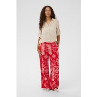 Weit geschnittene Hose mit Blumenprint