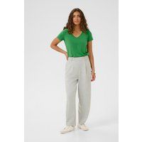Elegante Plisseehose mit geradem Bein
