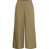 Hoch taillierte Hose mit weitem Bein