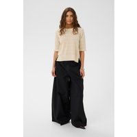 Weit geschnittene High-Waist-Hose