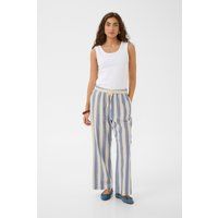 Gestreifte Hose mit geradem Bein