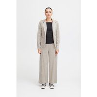 Weite Hose mit hoher Taille und Karomuster