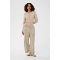 Gestreifte Hose mit weitem Bein