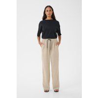 Nadelstreifen-Hose mit weitem Bein