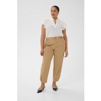 Hochgeschnittene Tapered Chino-Hose