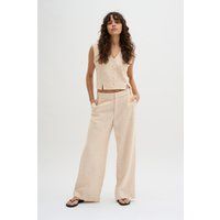 Entspannte Hose mit geradem Bein