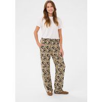 Lockere Weite Hose mit Leopardenmuster