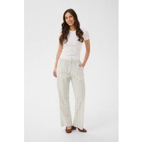 Gestreifte Hose mit geradem Bein