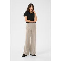 Weite High-Waist Hose mit Biesennaht