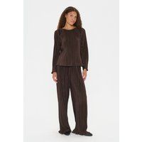 Plissee-Hose mit weitem Bein
