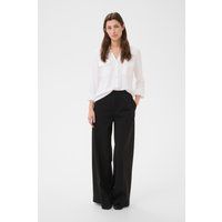 Weit geschnittene High-Waist Jerseyhose