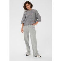 Weiche Strickhose mit geradem Bein