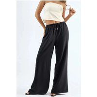 Weite Lounge-Hose mit Kordelzug