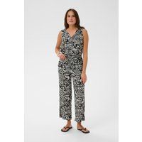 Weit geschnittene Hose mit Paisleymuster