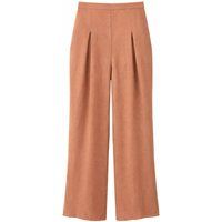 Hochtaillierte Palazzo-Hose mit Bundfalten