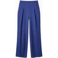 Hochtaillierte Weite Crepe-Hose