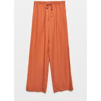 Locker geschnittene Weitbein-Tencel-Hose