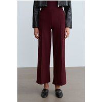Strickhose mit weitem Bein