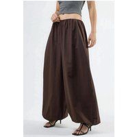 Voluminöse Ballonhose mit elastischem Bund