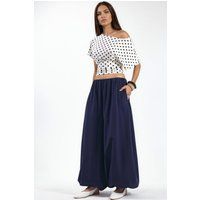 Voluminöse Ballonhose mit hoher Taille