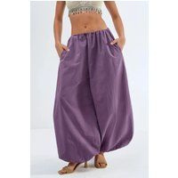 Elastische Krepp-Ballonhose