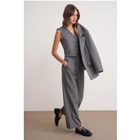 Elegante weite Palazzo-Hose mit Falten