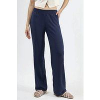 Strukturierte Strickhose mit geradem Schnitt