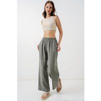 Lässige Hose mit weitem Bein