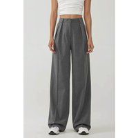 Hochtaillierte Palazzo-Hosen mit weitem Bein
