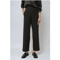 Hochtaillierte Hose mit weitem Bein