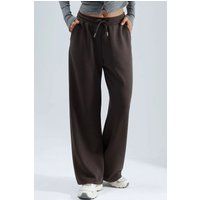 Weite Hose aus Modal-Mischgewebe