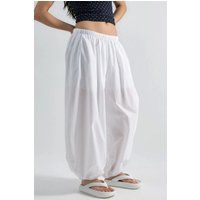 Leichte Ballonhose aus Crepe