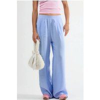 Weit geschnittene plissierte Freizeithose