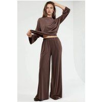 Weit geschnittene Jersey-Schlupfhose