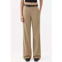 Strukturierte Hose mit geradem Bein