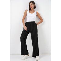Strukturierte Weite Schlupfhose