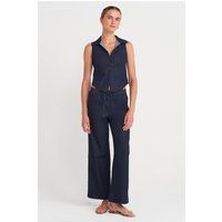 Weite gewebte Hose mit Kordelzug