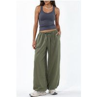 Weite Webhose mit Kordelzug