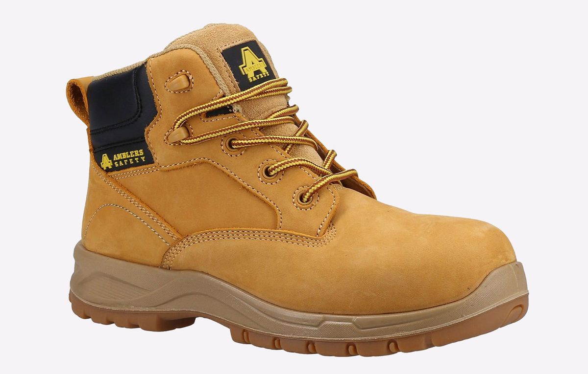 Wasserdichte Sicherheits-Stiefeletten aus Leder